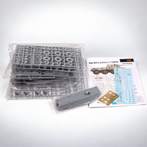 AK Interactive: 1/35 SD.KFZ.234/2 PUMA Plastic Model Kit, product