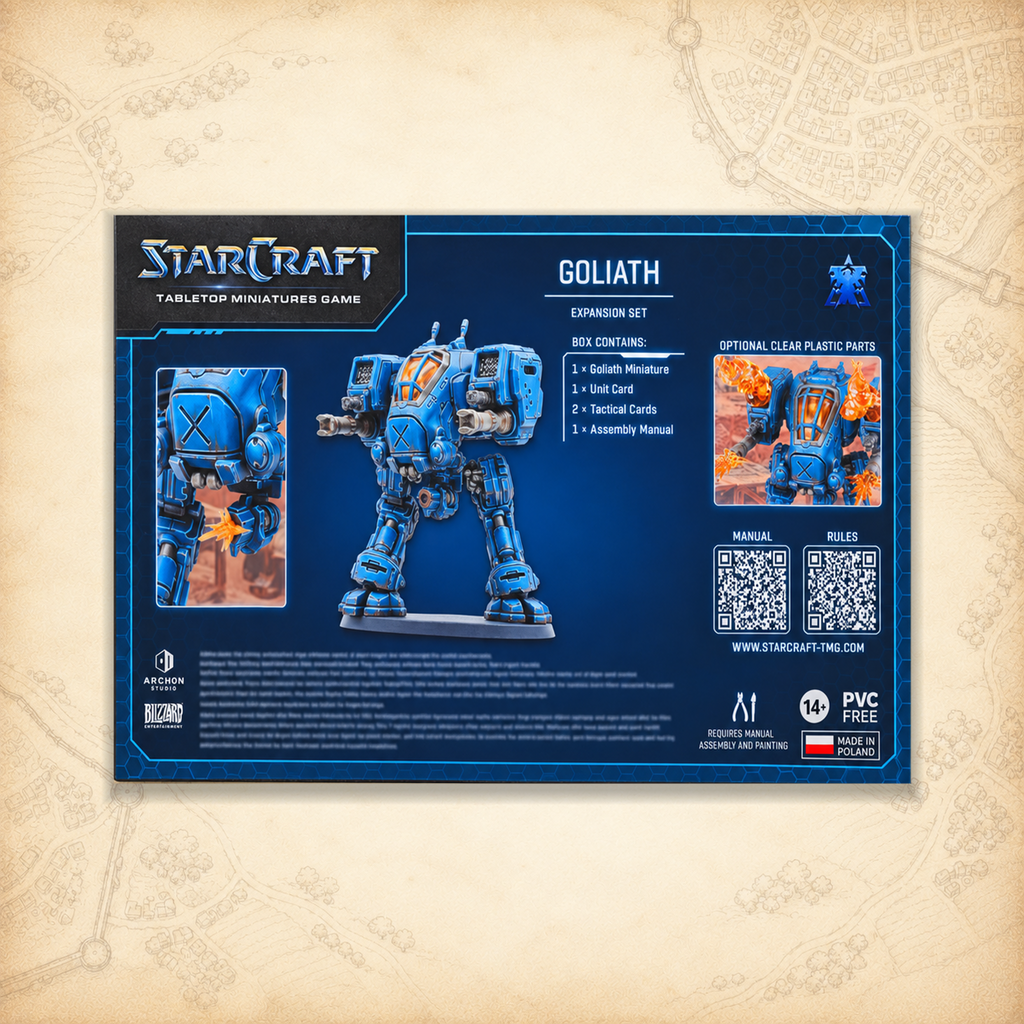StarCraft: Goliath (Terran Expansion Set), box back