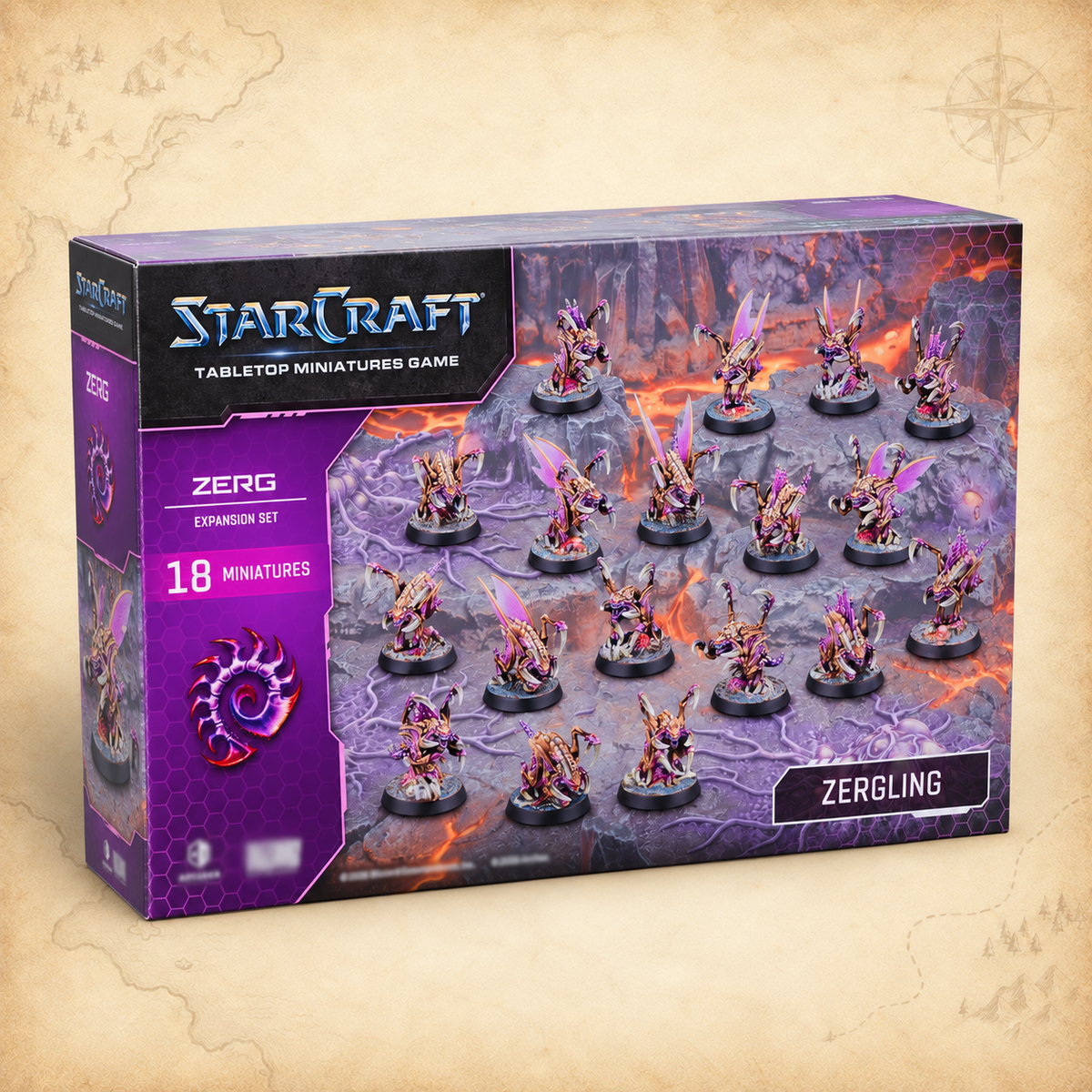 StarCraft: Zergling (Zerg Expansion Set), box front