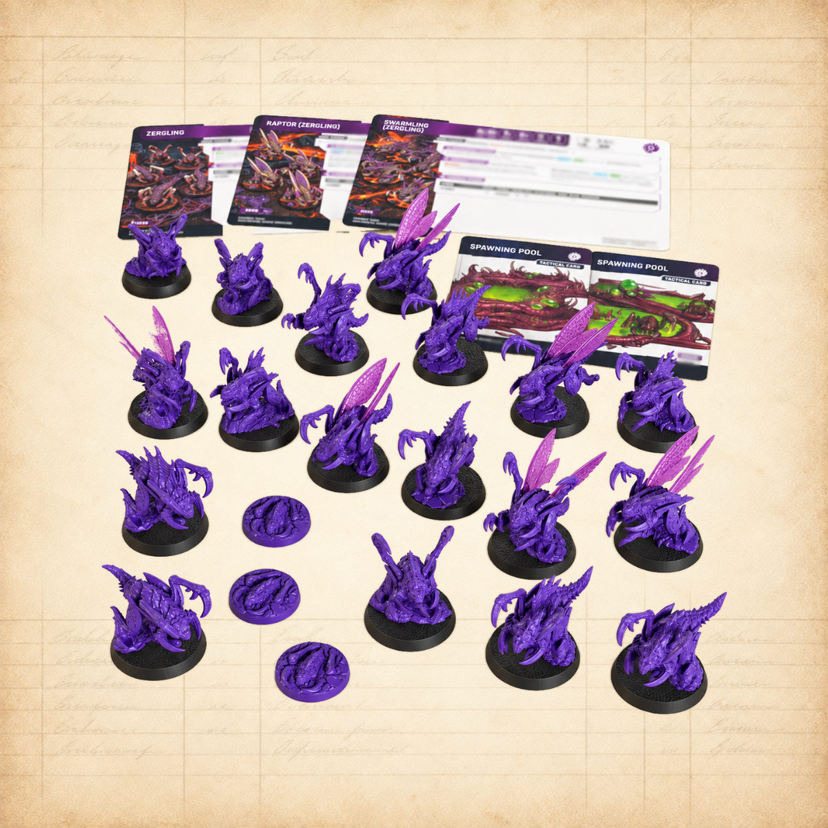 StarCraft: Zergling (Zerg Expansion Set), contents