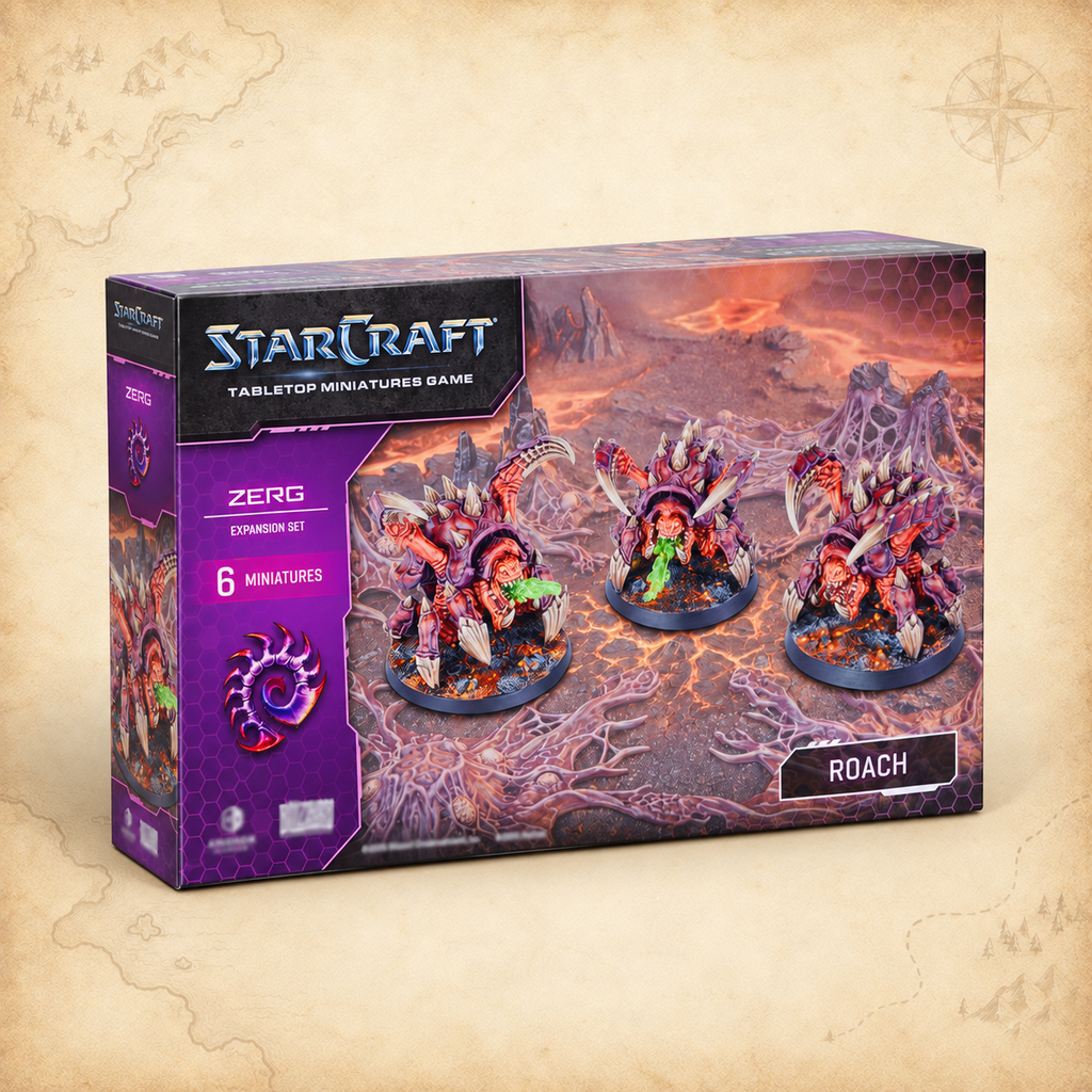StarCraft: Roach (Zerg Expansion Set), box front