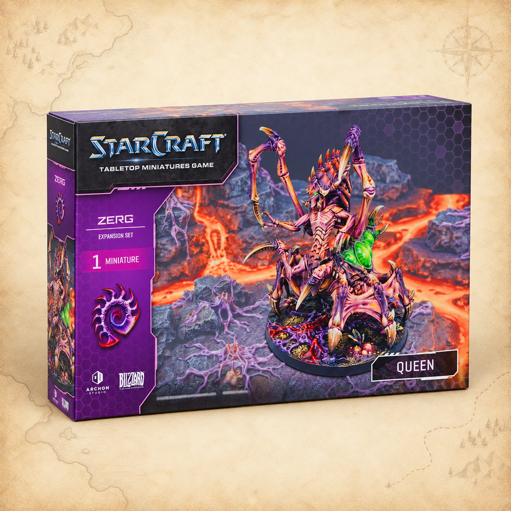 StarCraft: Queen (Zerg Expansion Set), box front