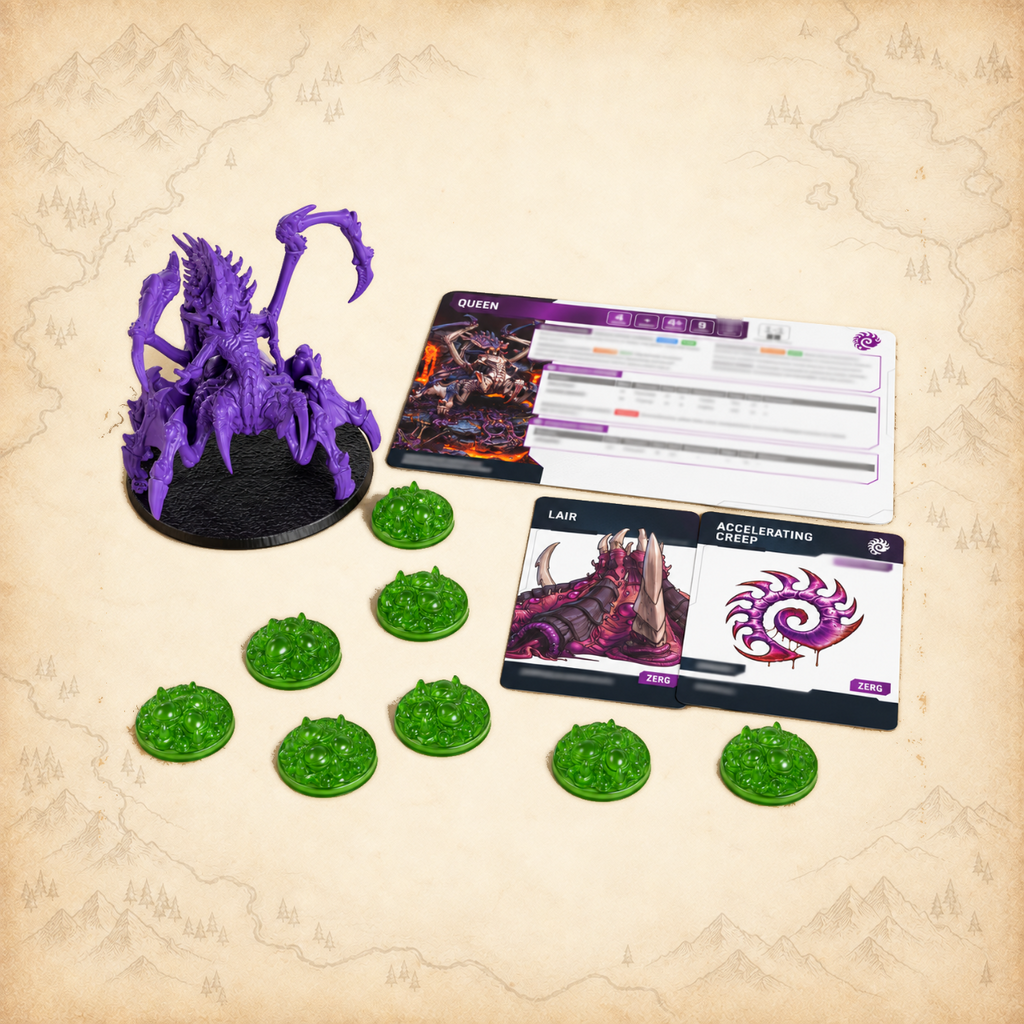 StarCraft: Queen (Zerg Expansion Set), contents