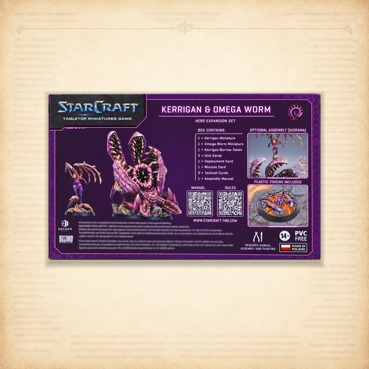 StarCraft: Kerrigan (Primal Kerrigan) (Zerg Hero Expansion Set), box back