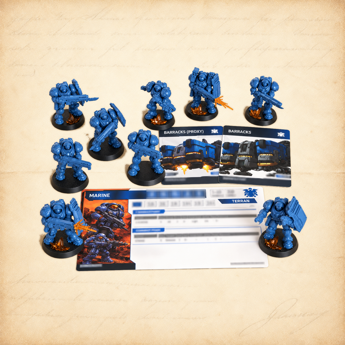 StarCraft: Marine (Terran Expansion Set), contents