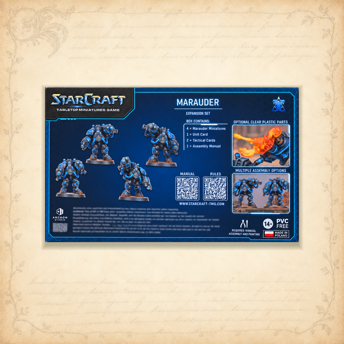 StarCraft: Marauder (Terran Expansion Set), box back