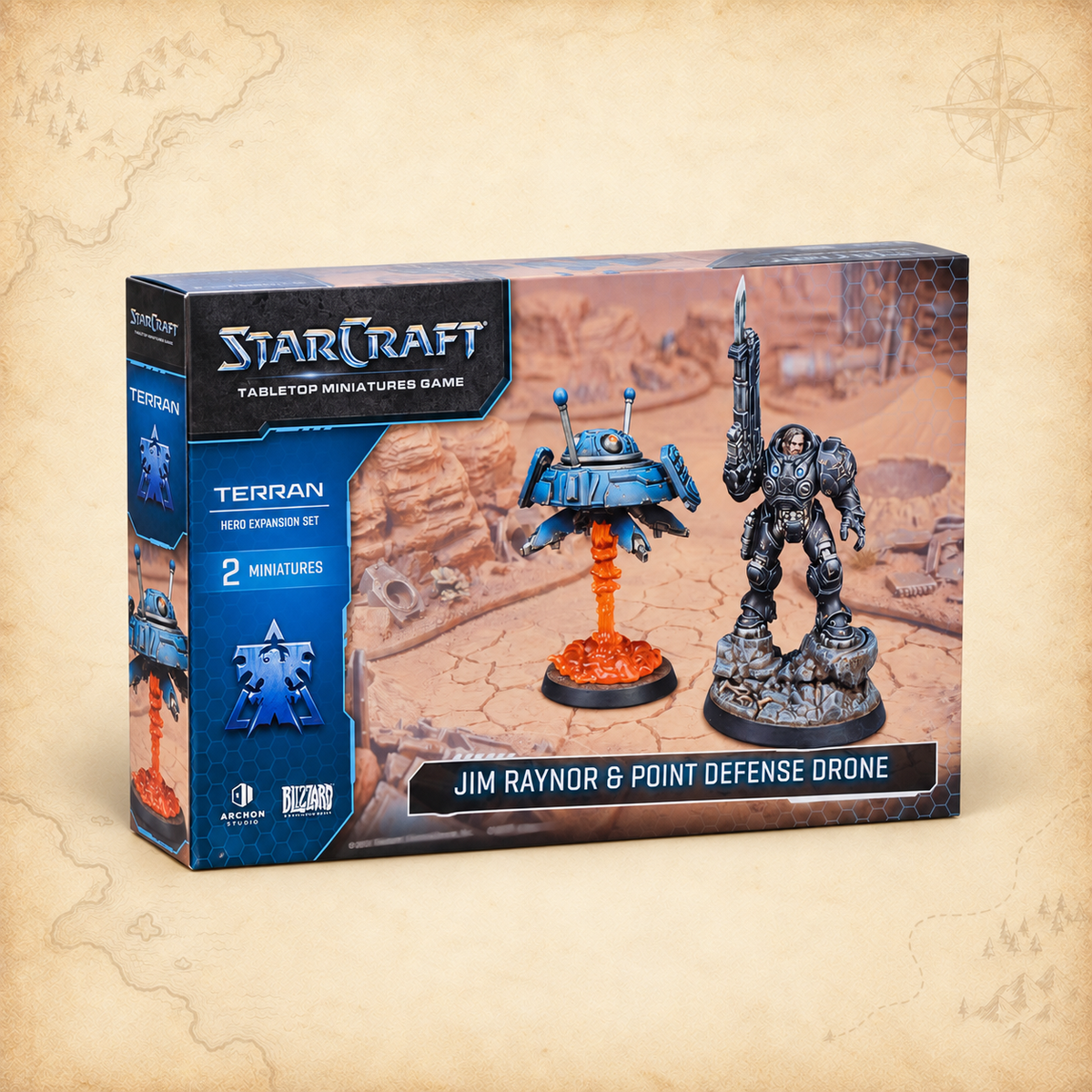 StarCraft: Jim Raynor (Raynor's Raiders) (Terran Hero Expansion Set), box front
