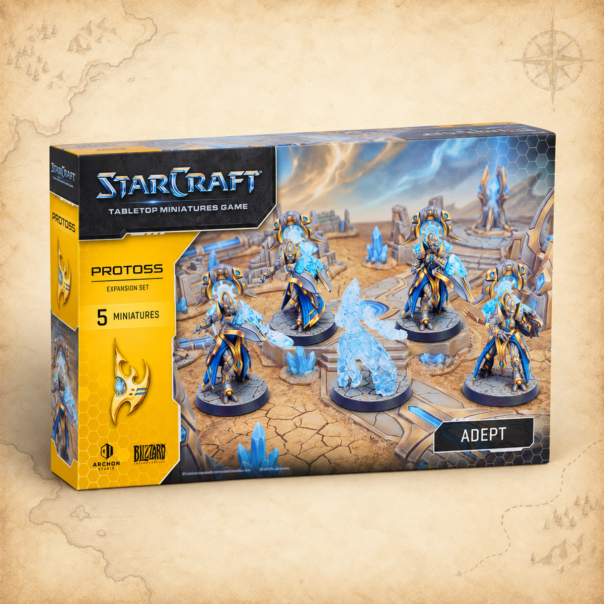 StarCraft: Adept (Protoss Expansion Set), box front