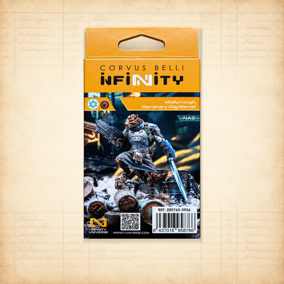 Infinity: McMurrough, Dog-Warrior, box back
