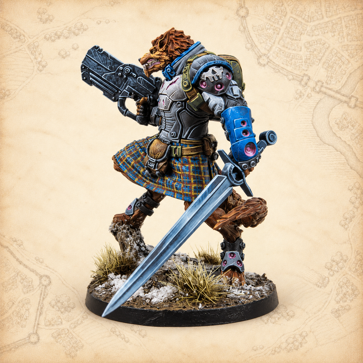 Infinity: McMurrough, Dog-Warrior, angle