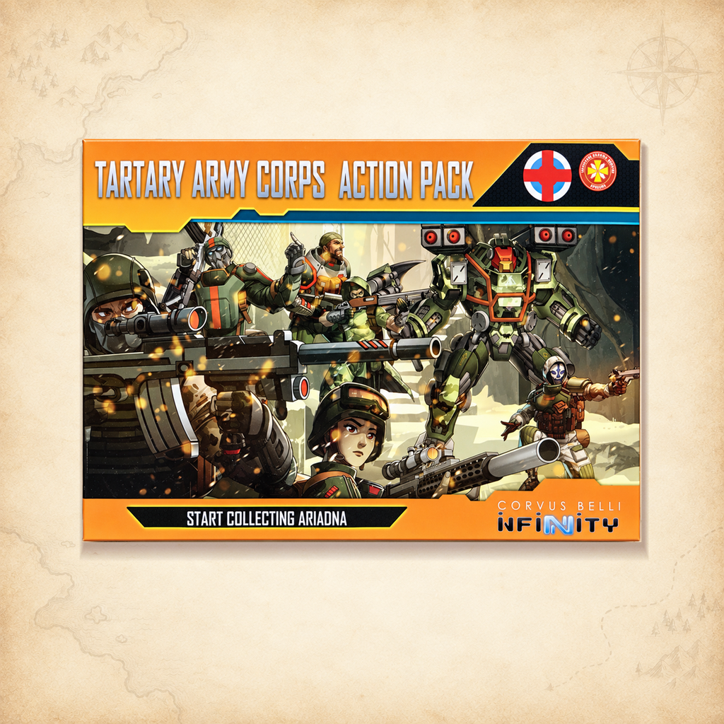 Infinity: Tartary Army Corps Action Pack, box front