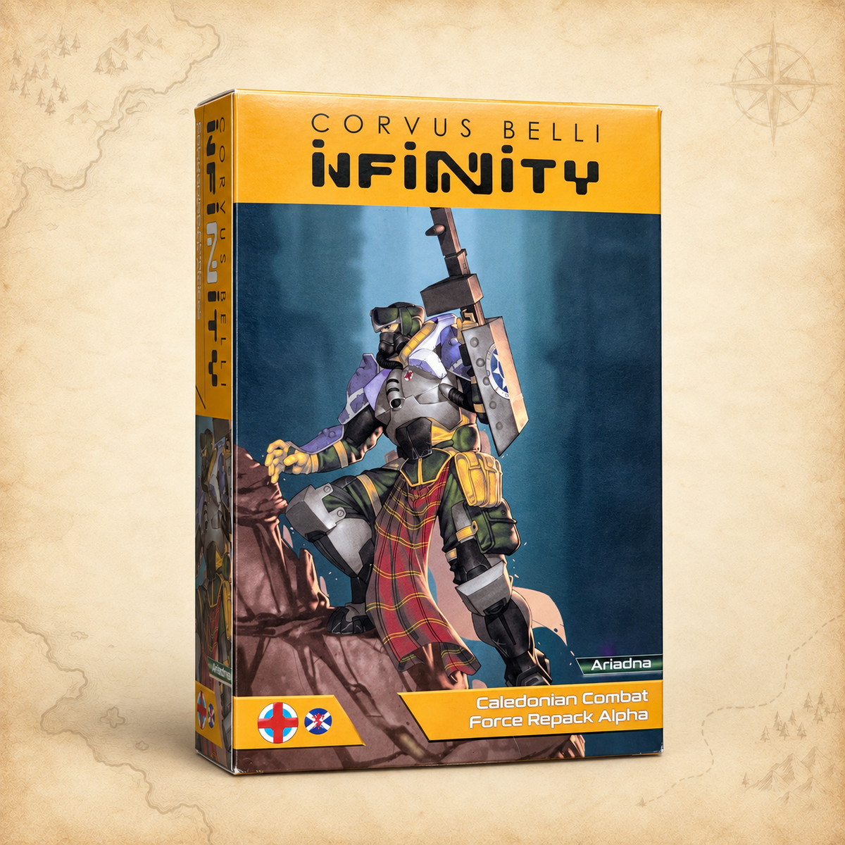 Infinity: Caledonian Combat Force Repack Alpha, box front