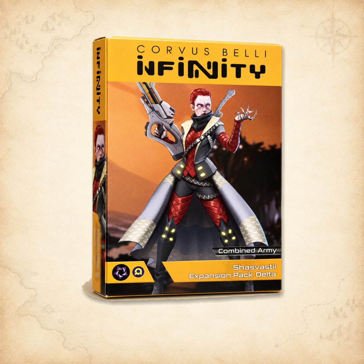 Infinity: Shasvastii Expansion Pack Delta, box front