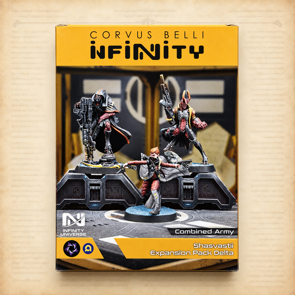 Infinity: Shasvastii Expansion Pack Delta, box back