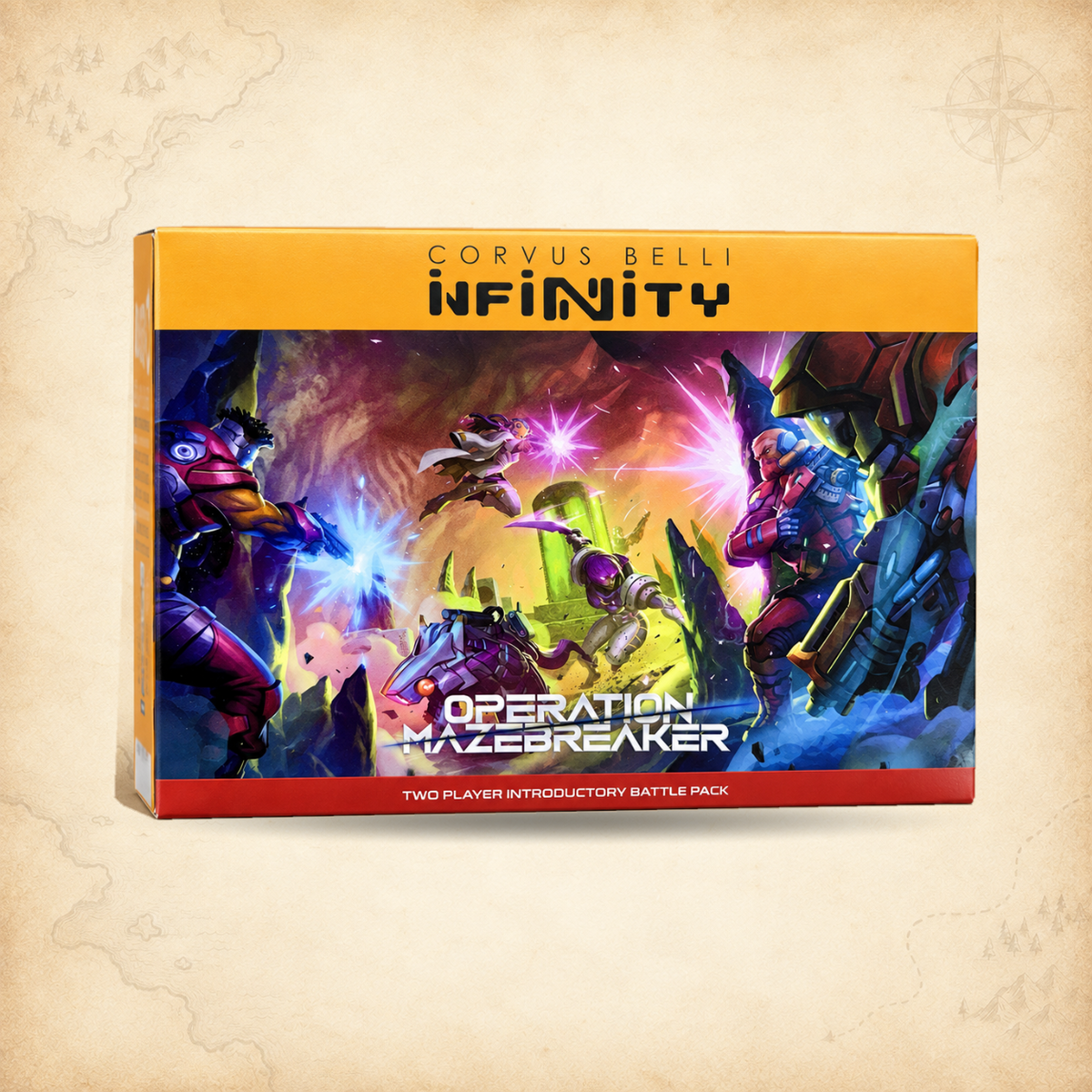 Infinity: Operation Mazebreaker Battle Pack, box front