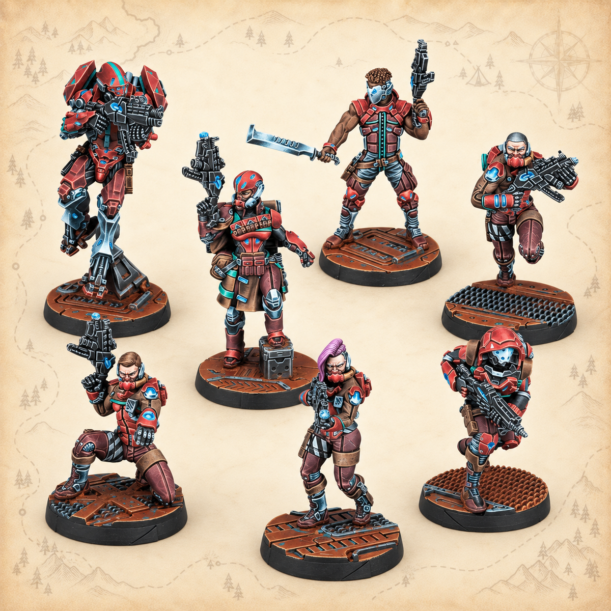 Infinity: Operation Mazebreaker Battle Pack, nomads