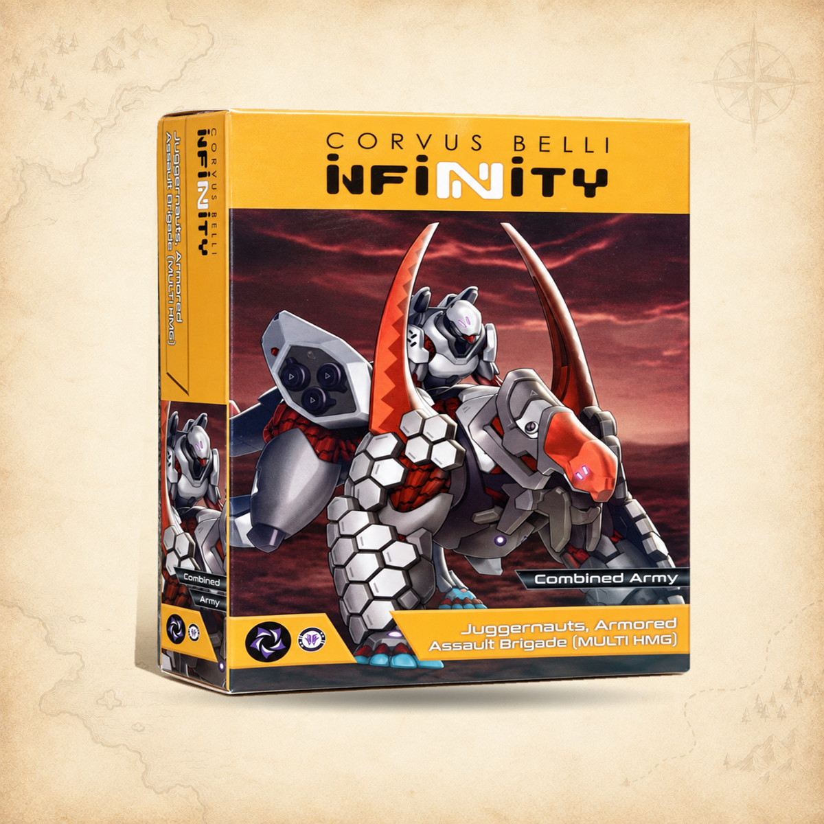 Infinity: Juggernauts, Armored Assult Brigade (MULTI HMG), box front