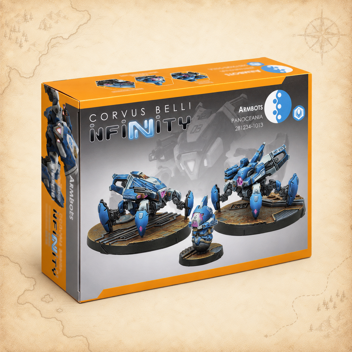 Infinity: Armbots, box front