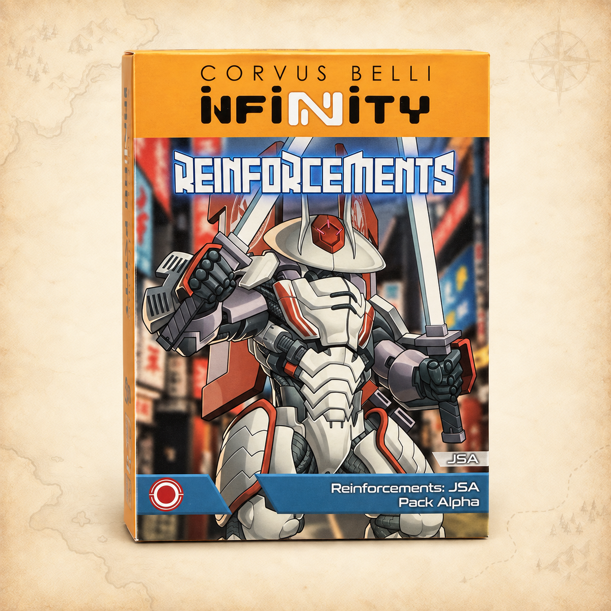 Infinity: Reinforcements JSA Pack Alpha, box front