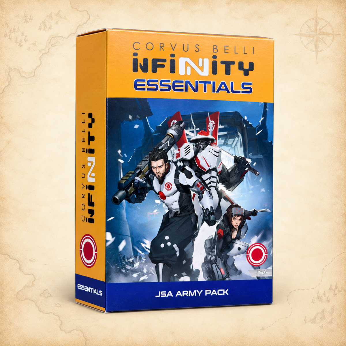 Infinity: Essentials JSA Army Pack, box front