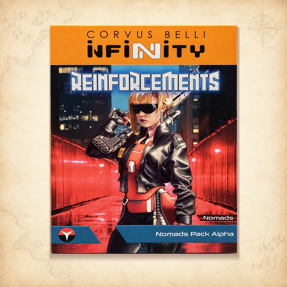 Infinity: Reinforcements Nomads Pack Alpha, box front