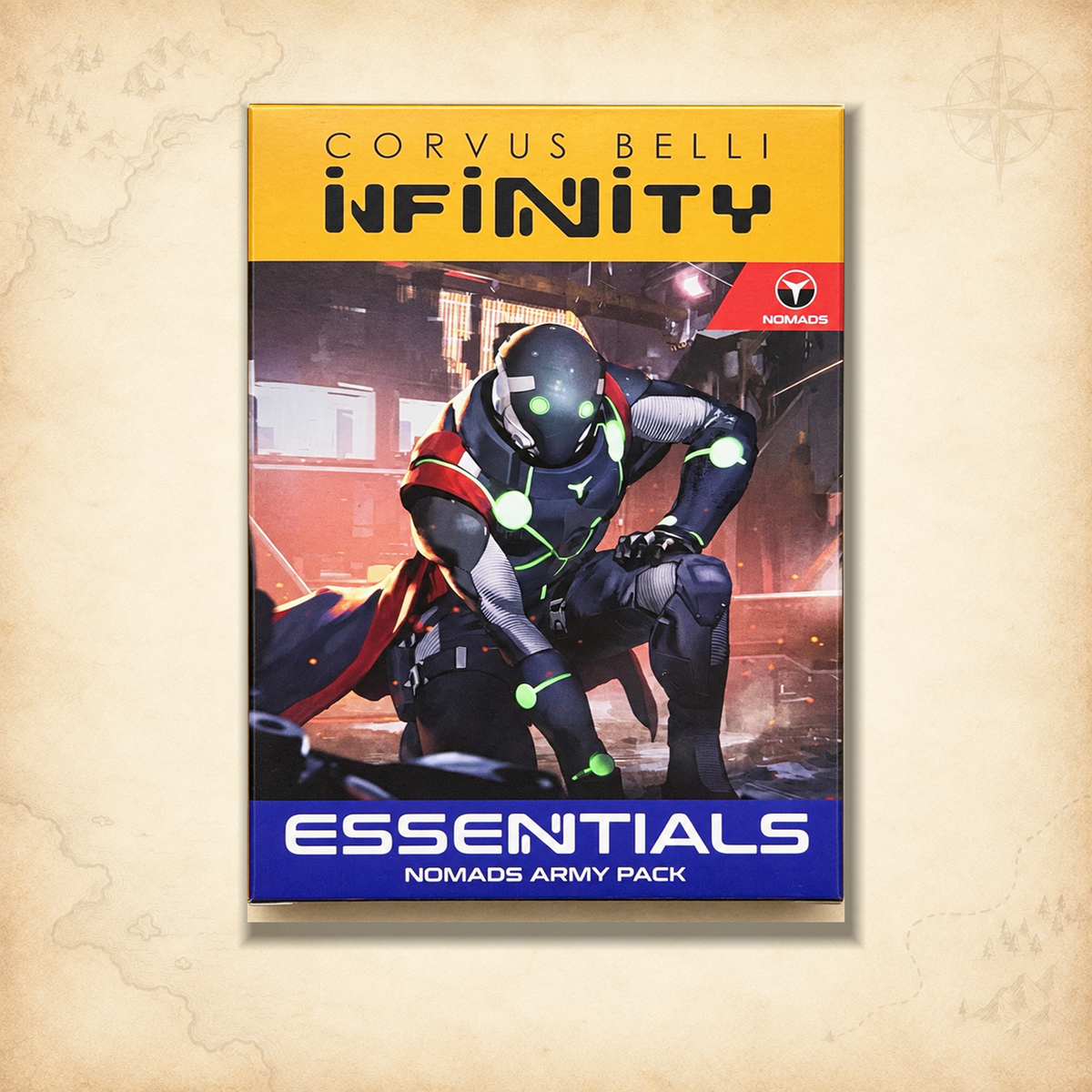 Infinity: Essentials Nomads Army Pack, box front