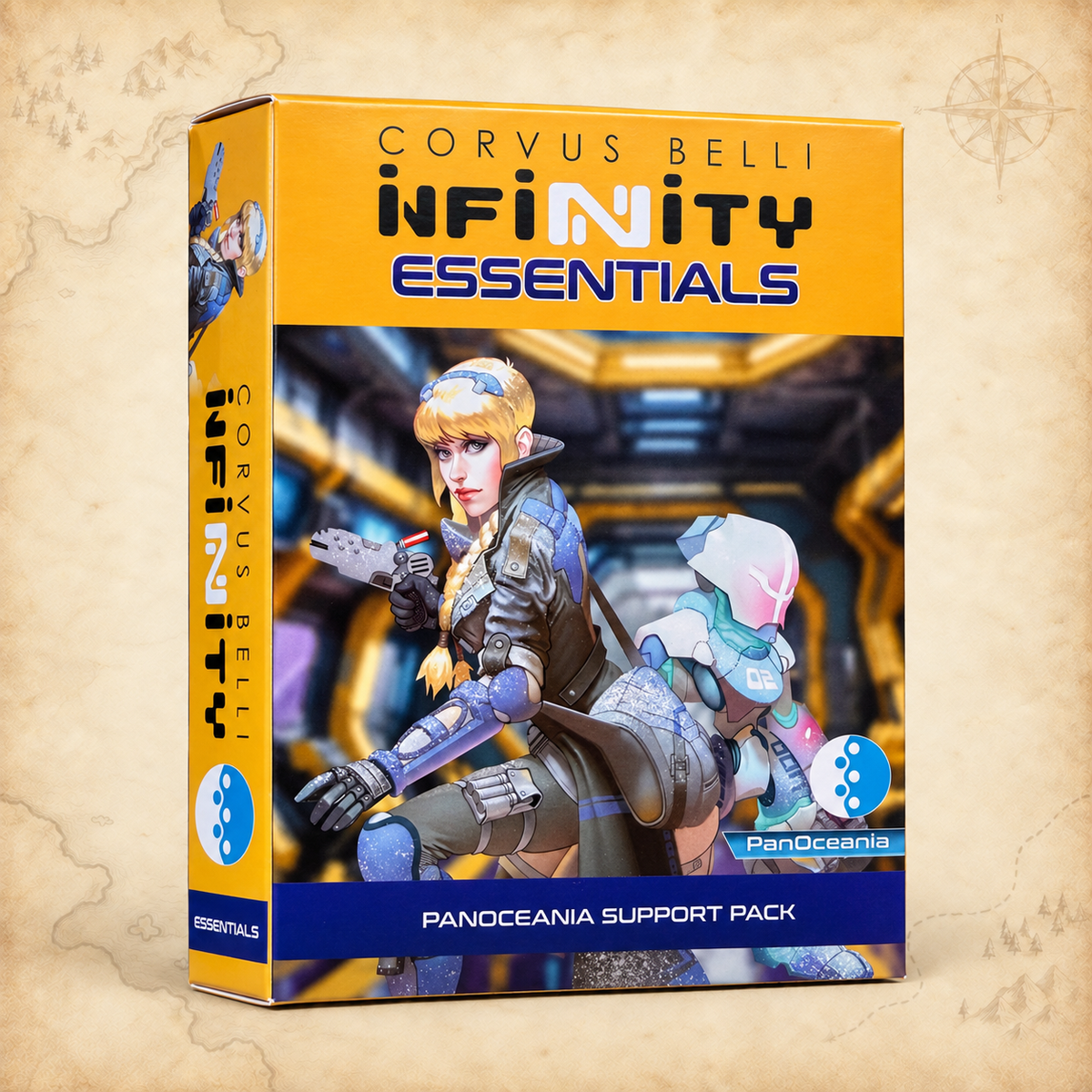 Infinity: Essentials PanOceania Support Pack, box front