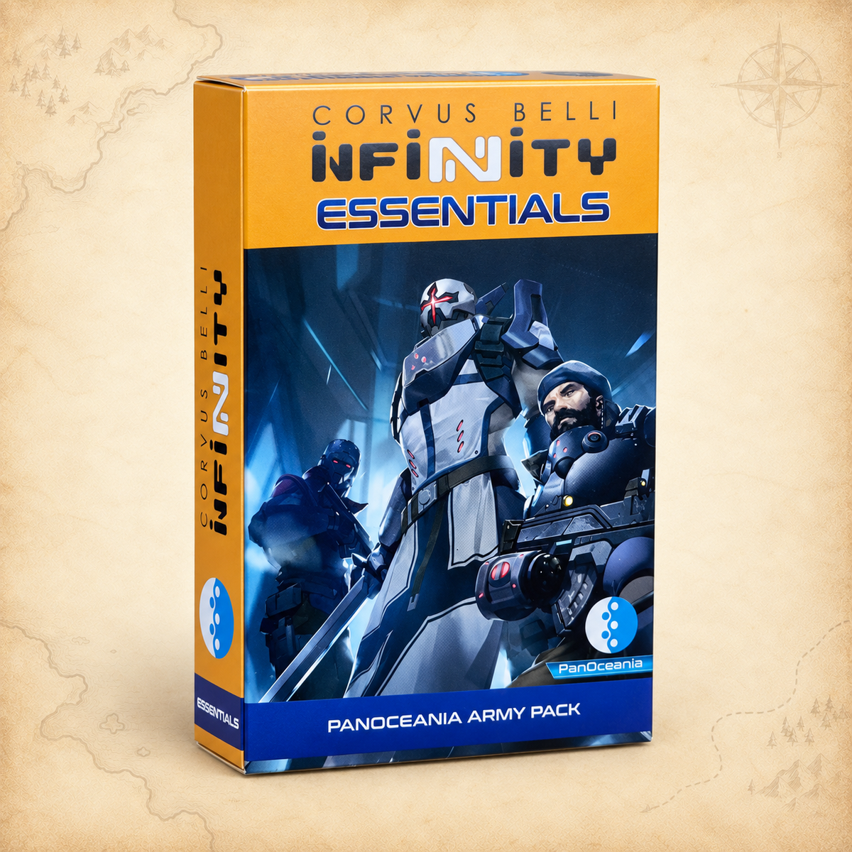 Infinity: Essentials PanOceania Army Pack, box front