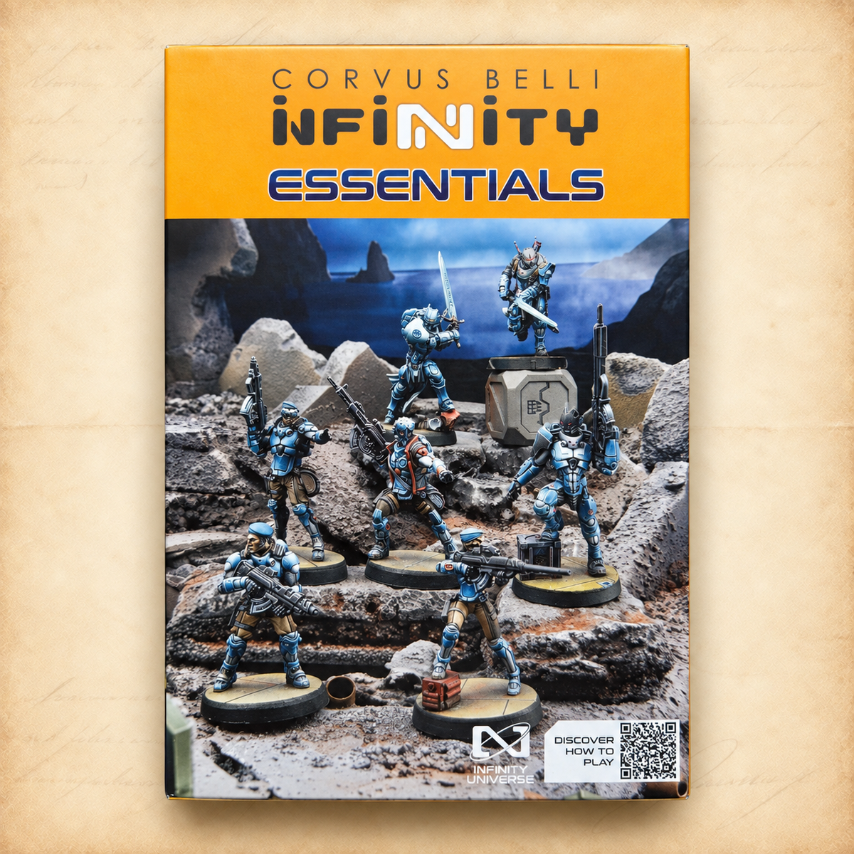 Infinity: Essentials PanOceania Army Pack, box back