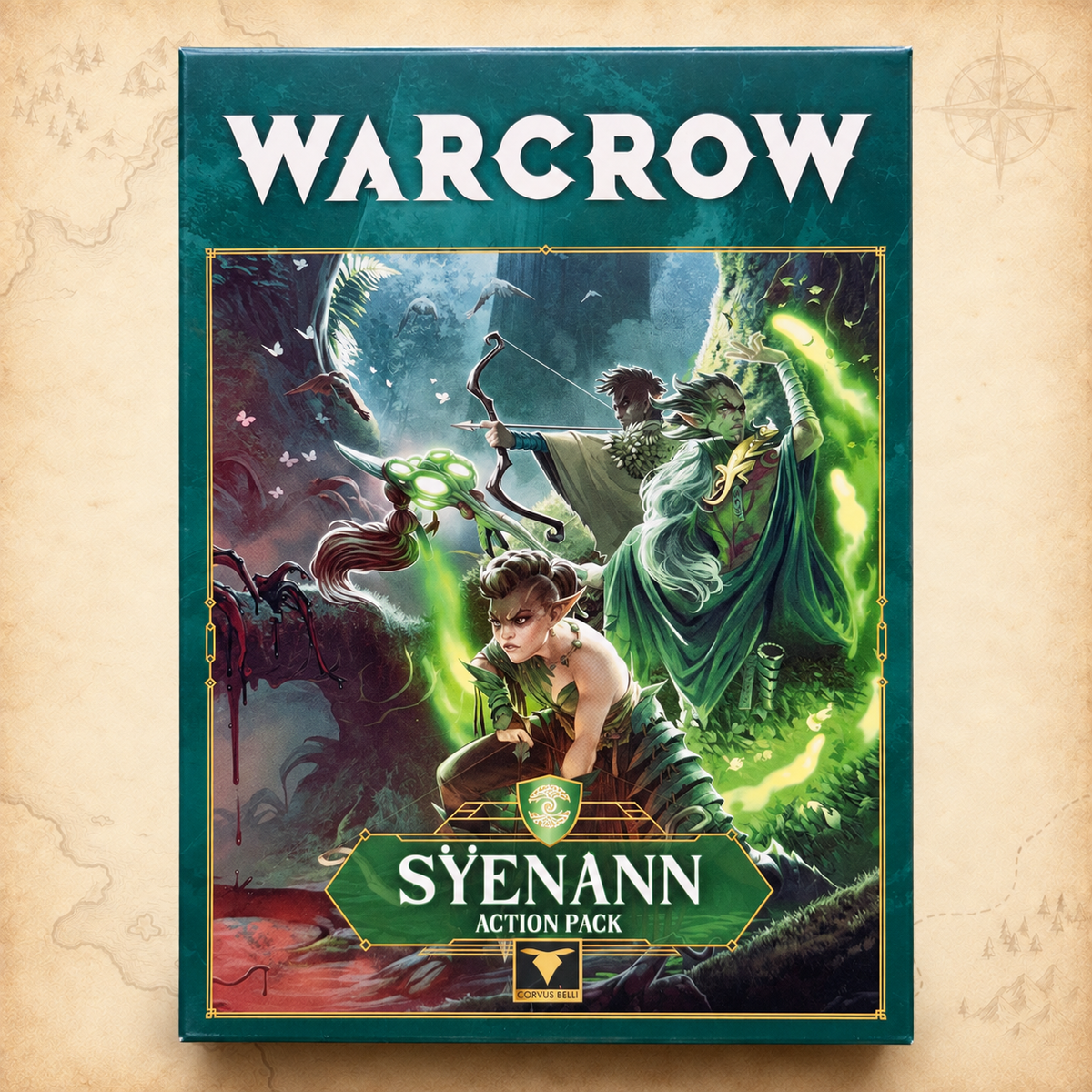 Warcrow: Syenann Action Pack, box front