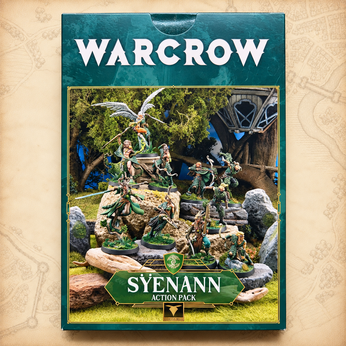 Warcrow: Syenann Action Pack, box back