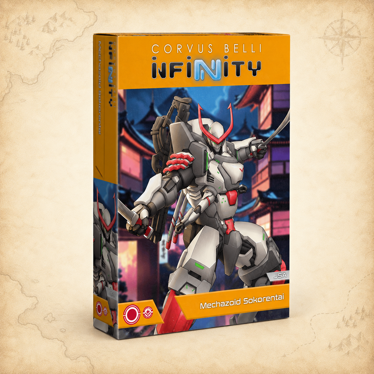 Infinity: Mechazoid Sokorentai, box front