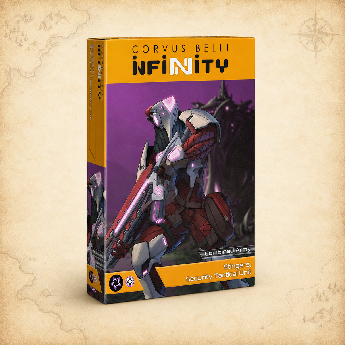 Infinity: Stingers, Security Tactical Unit, box front