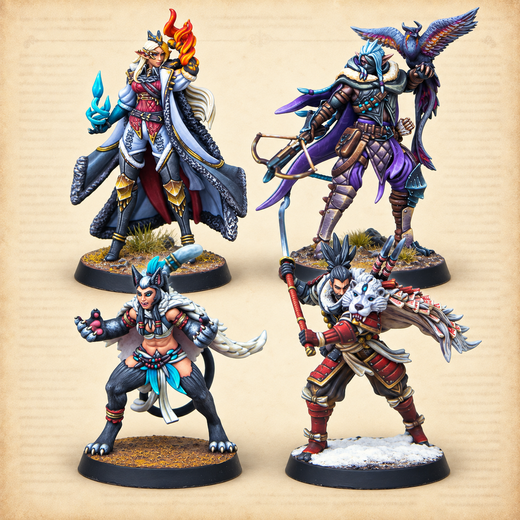 Eldfall Chronicles: Core Box Northern Wind, heroes