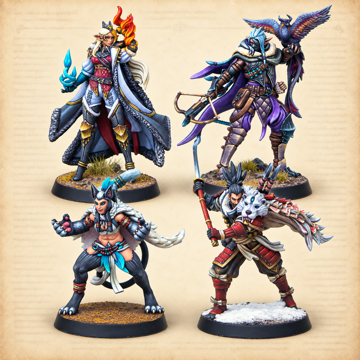 Eldfall Chronicles: Core Box Northern Wind, heroes