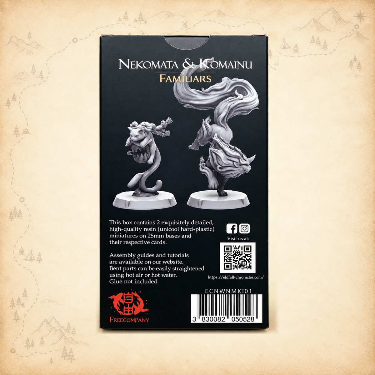 Eldfall Chronicles: Nekomata & Komainu, box back