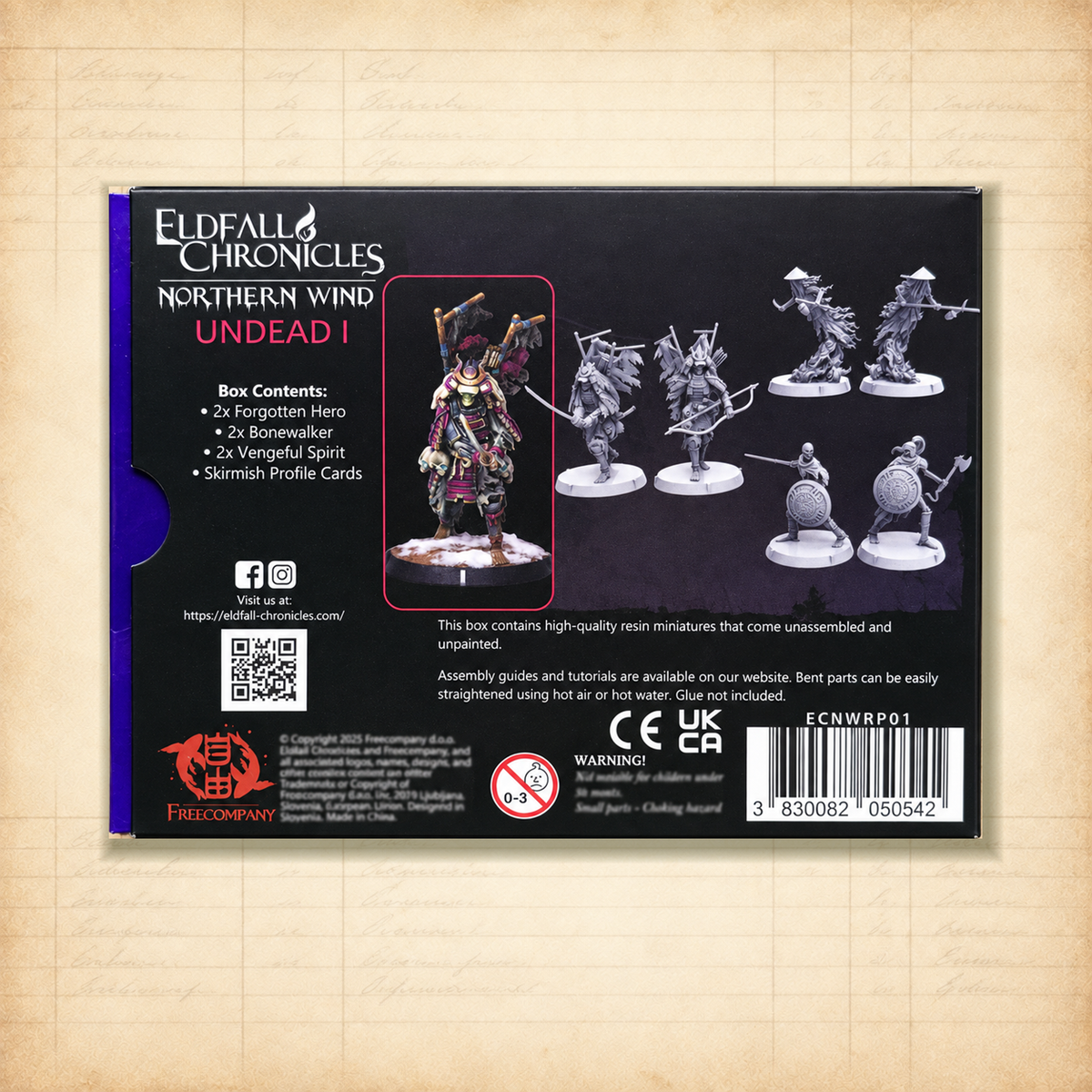 Eldfall Chronicles: Undead Expansion I, box back