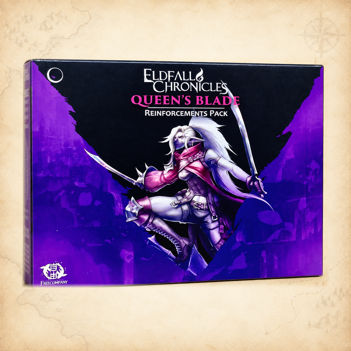 Eldfall Chronicles: Reinforcements Pack Queen's Blade, box front