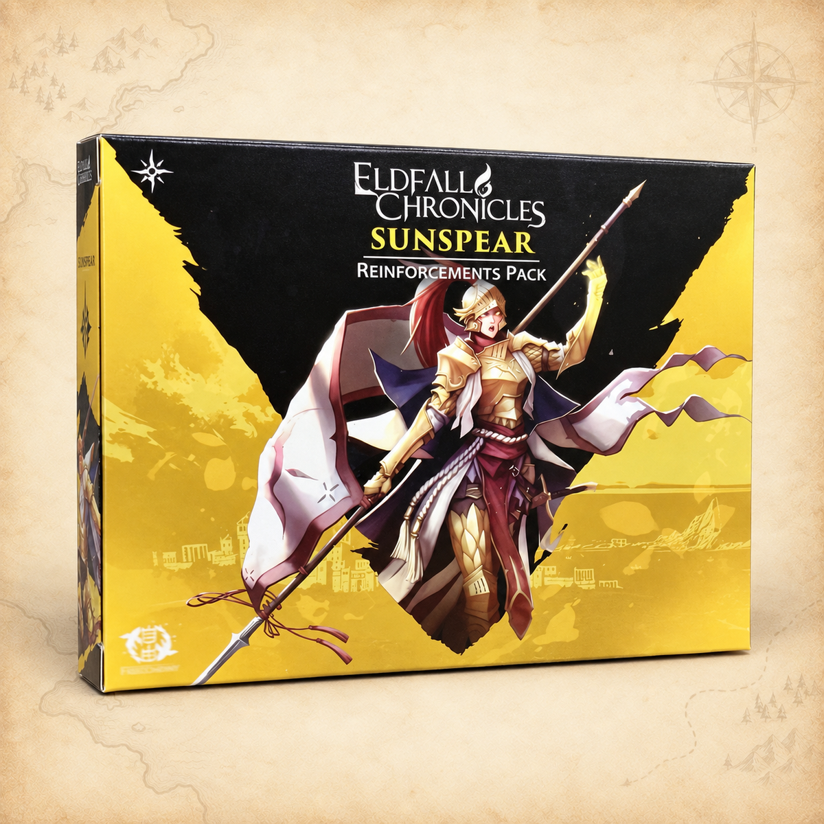 Eldfall Chronicles: Reinforcements Pack Sunspear, box front