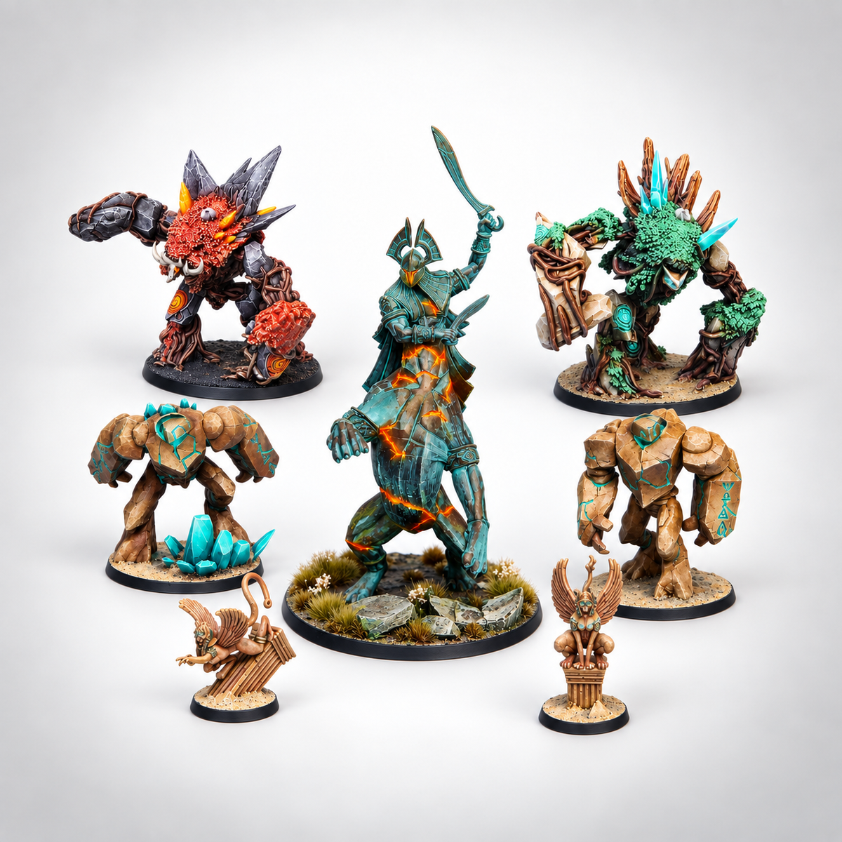 Eldfall Chronicles: Earthen Creatures Expansion, product