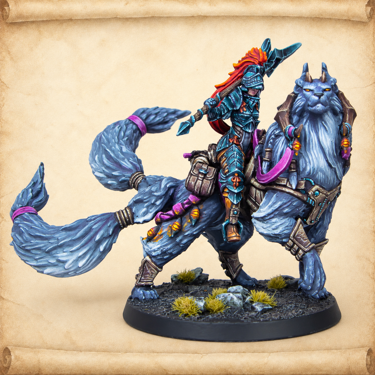 Eldfall Chronicles: Reinforcements Pack Wayfarers, wolf rider