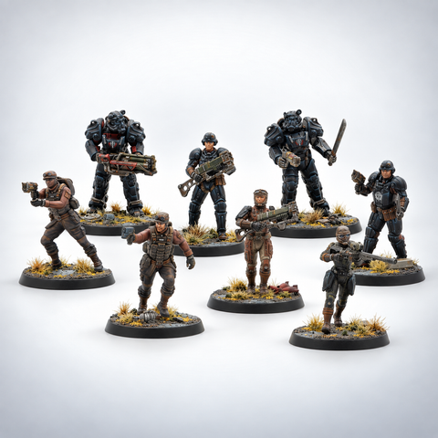 Fallout: Miniatures - Brotherhood of Steel Core Box (Plastic)
