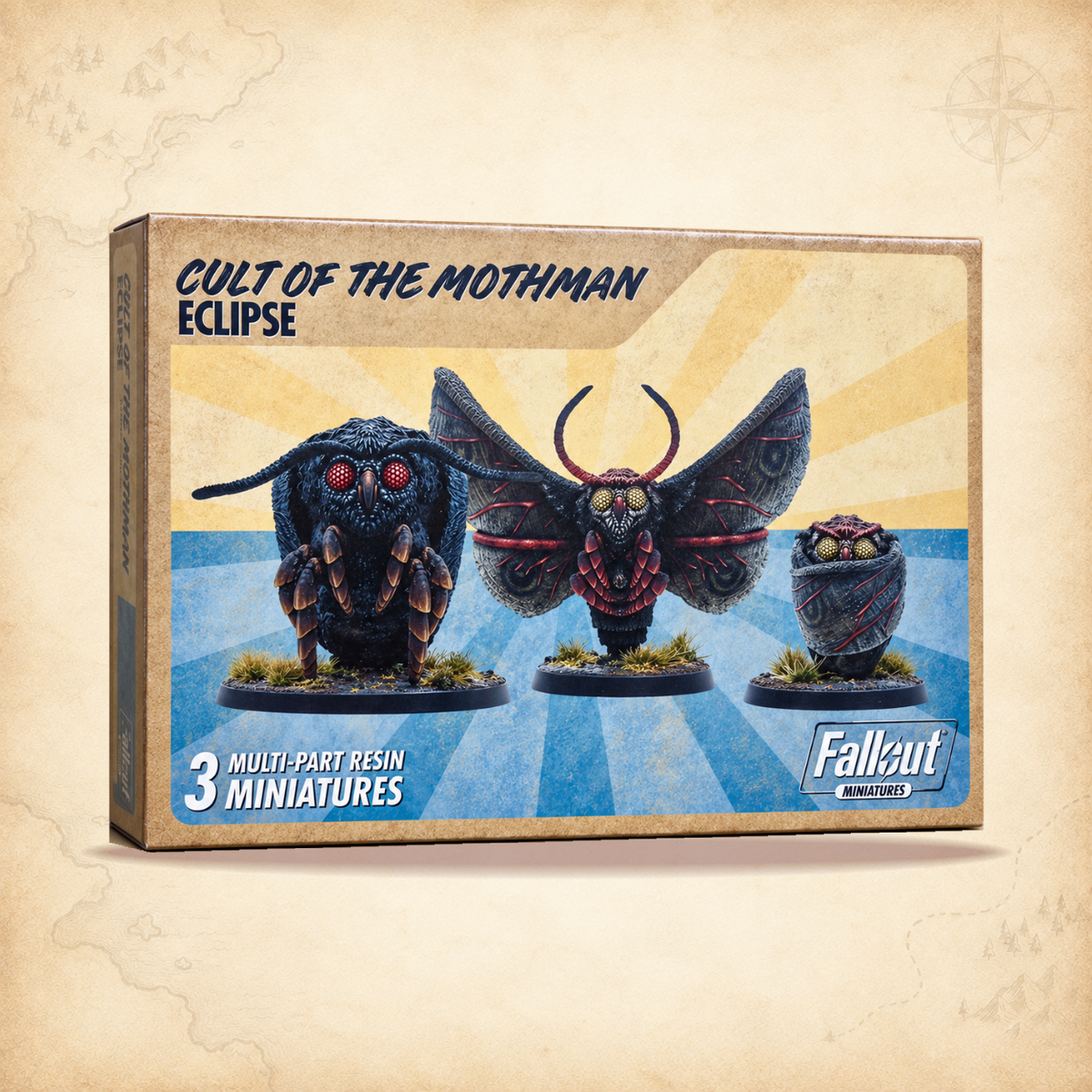 Fallout: Miniatures - Cult of the Mothman - Mothman Eclipse, box front