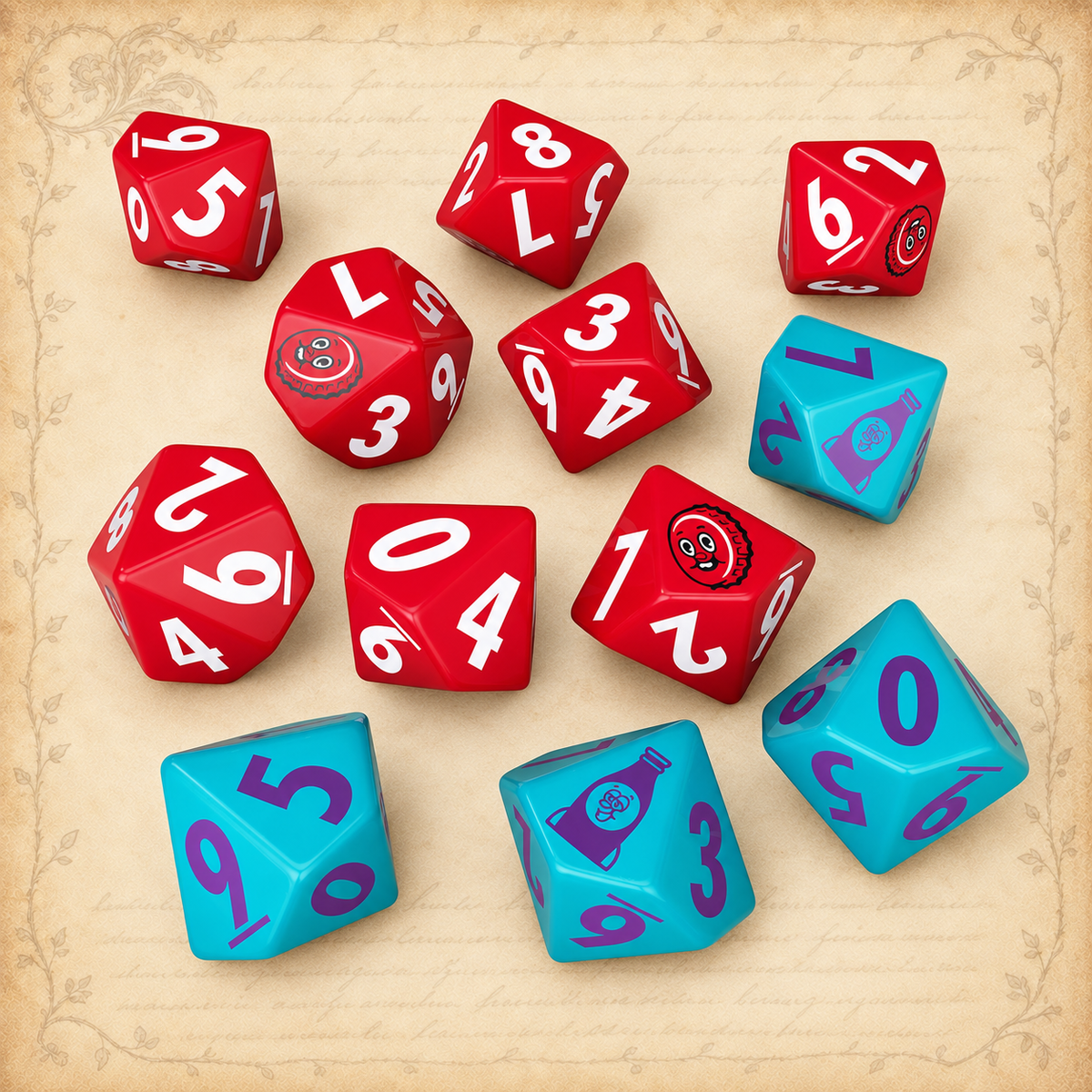 Fallout: Factions - 'Battle For Nuka-World' Starter Set, dice