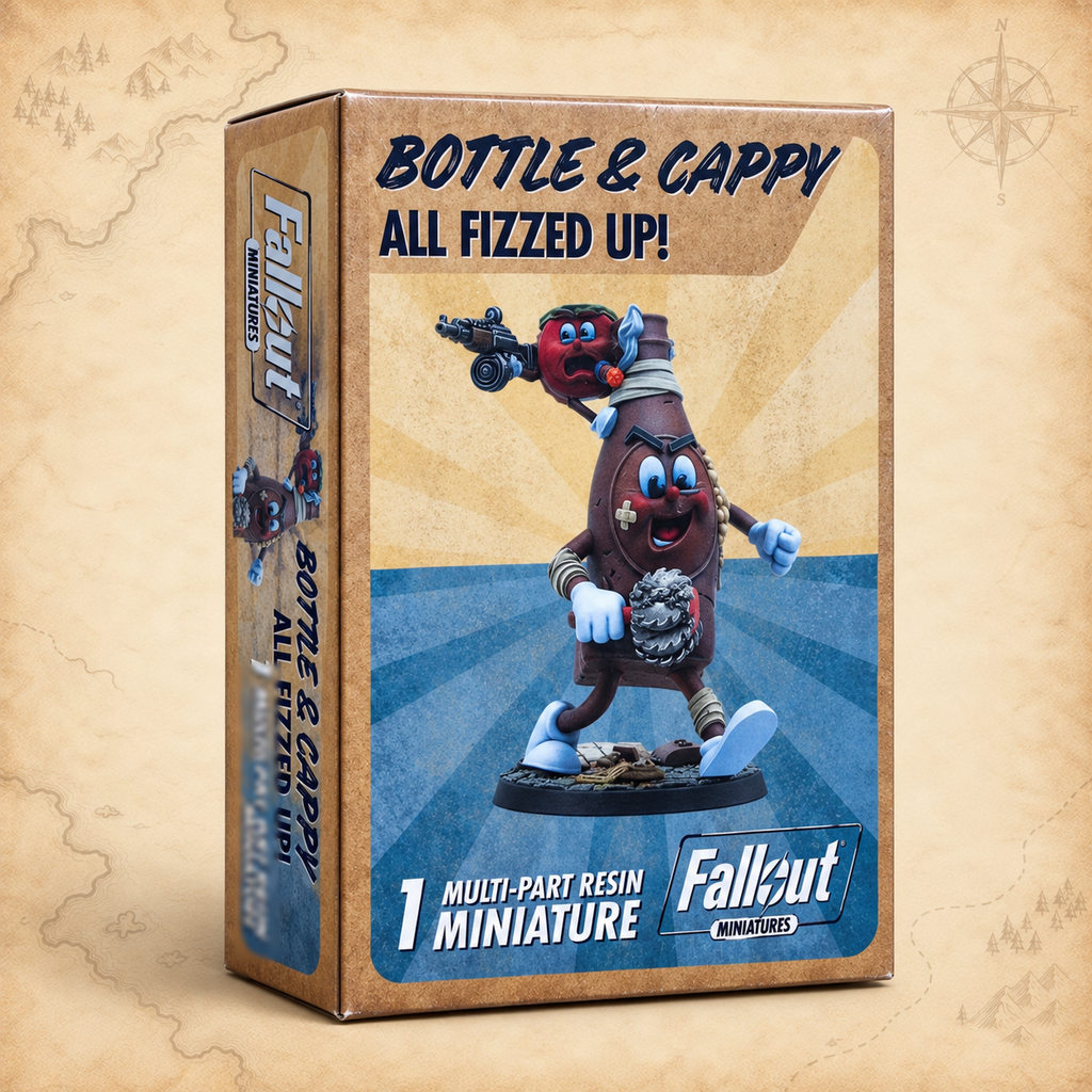 Fallout: Miniatures - Bottle and Cappy, All Fizzed Up, box front
