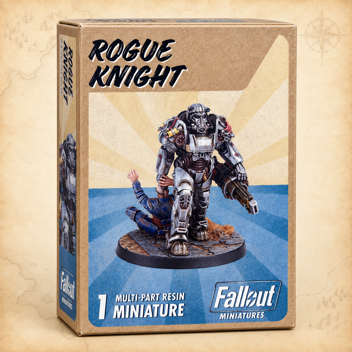 Fallout: Wasteland Warfare: The Rogue Knight, box front