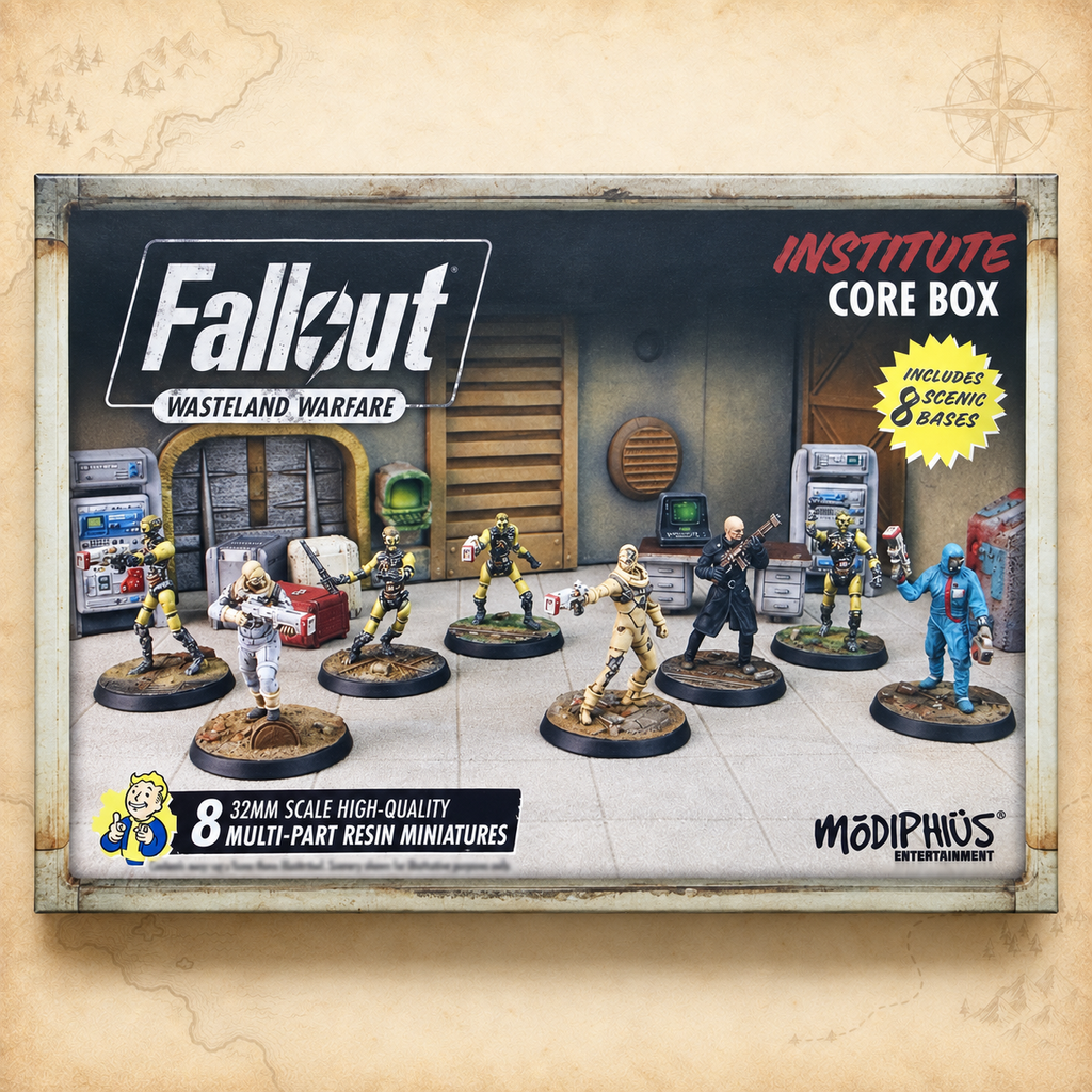 Fallout: Wasteland Warfare | Institute Core Box, box front