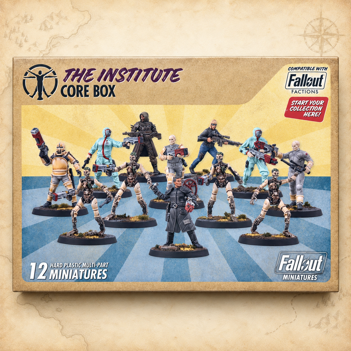 Fallout: Miniatures - Institute Core Box (Plastic), box front