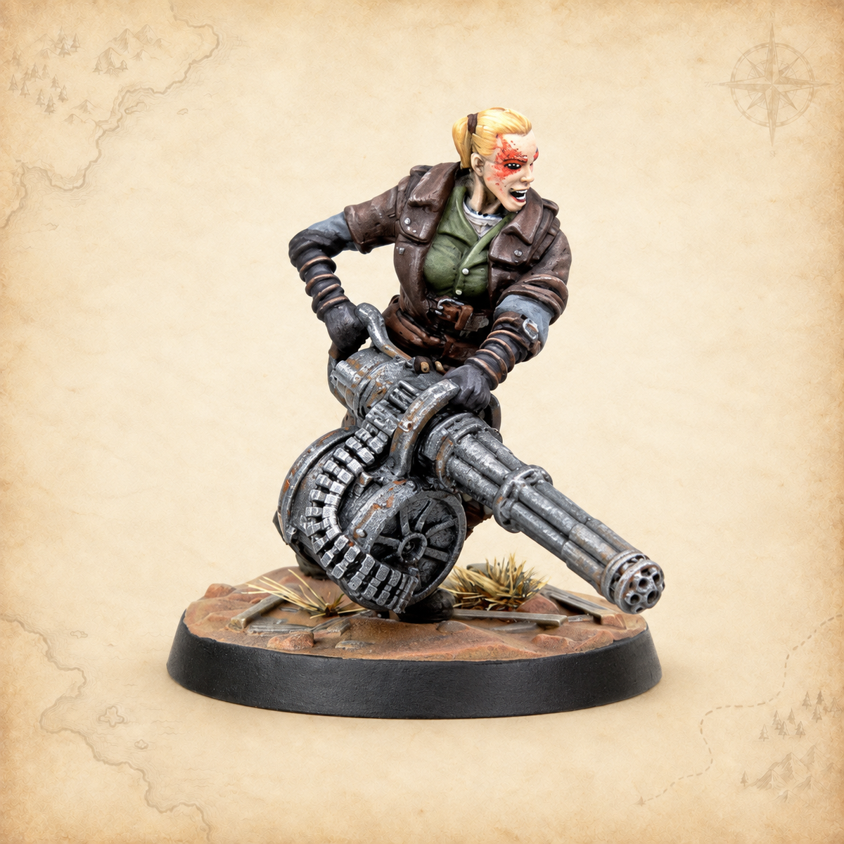Fallout: Wasteland Warfare - Raiders Ack Ack, Sinjin & Avery, alternate view
