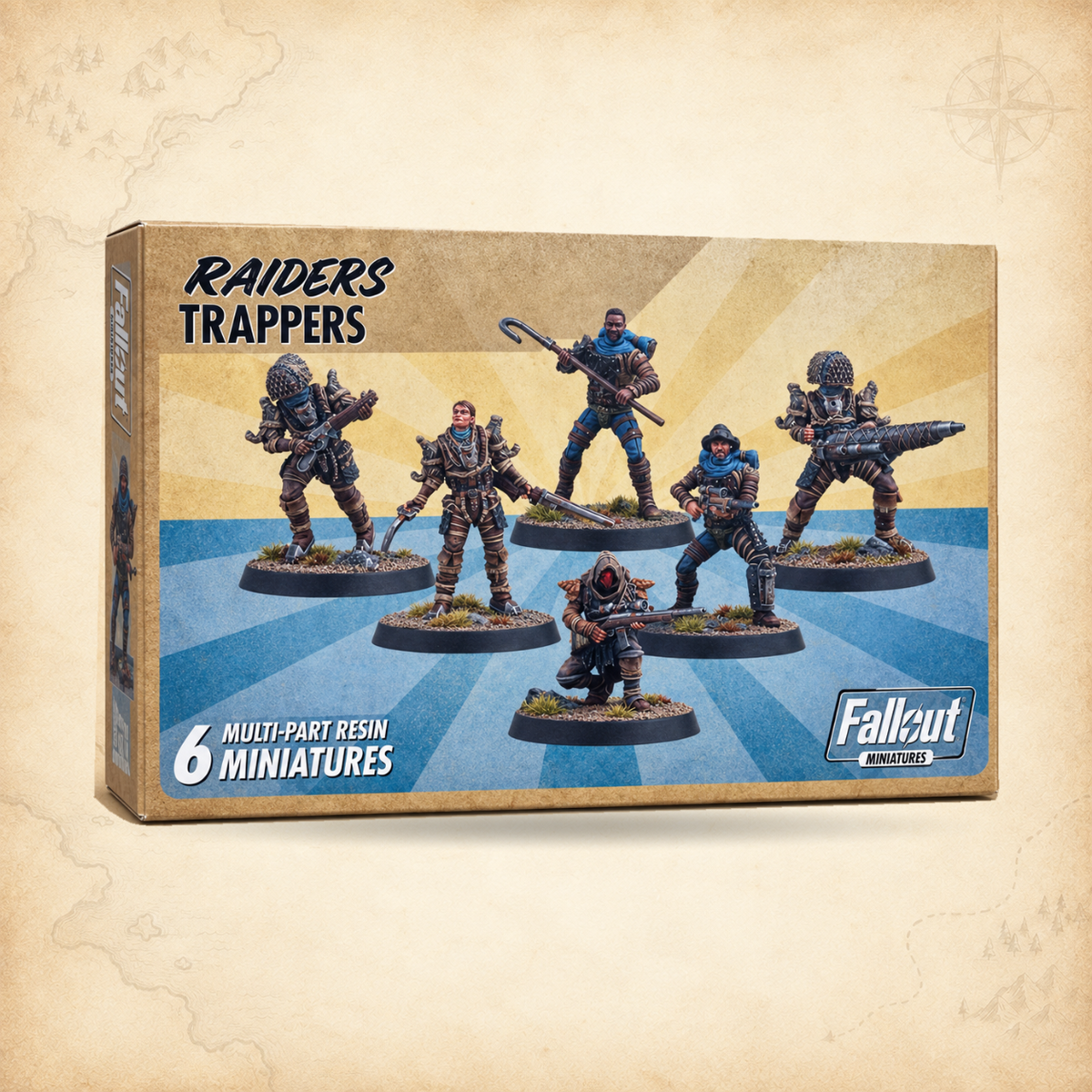 Fallout: Miniatures - Raiders - Trappers, box front